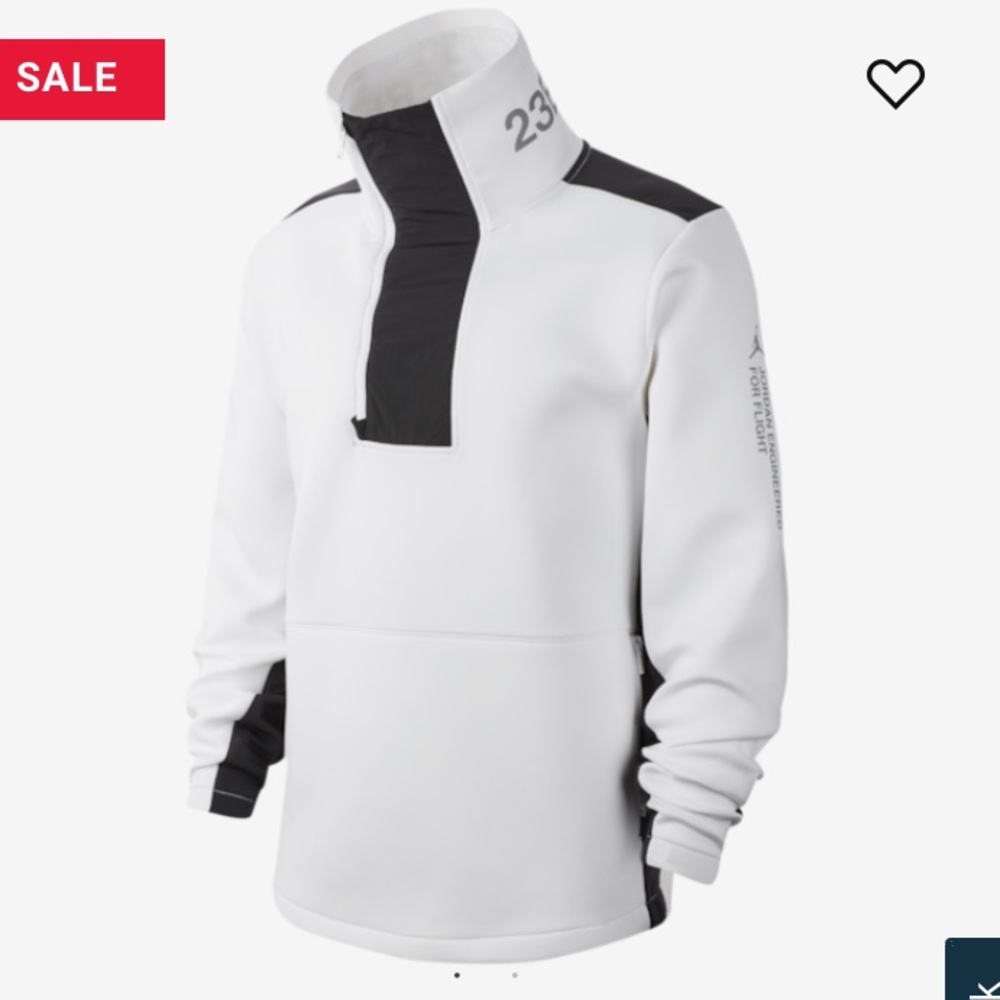 Jordan 23engineered Fleece Quarter Zip Up Jacket
